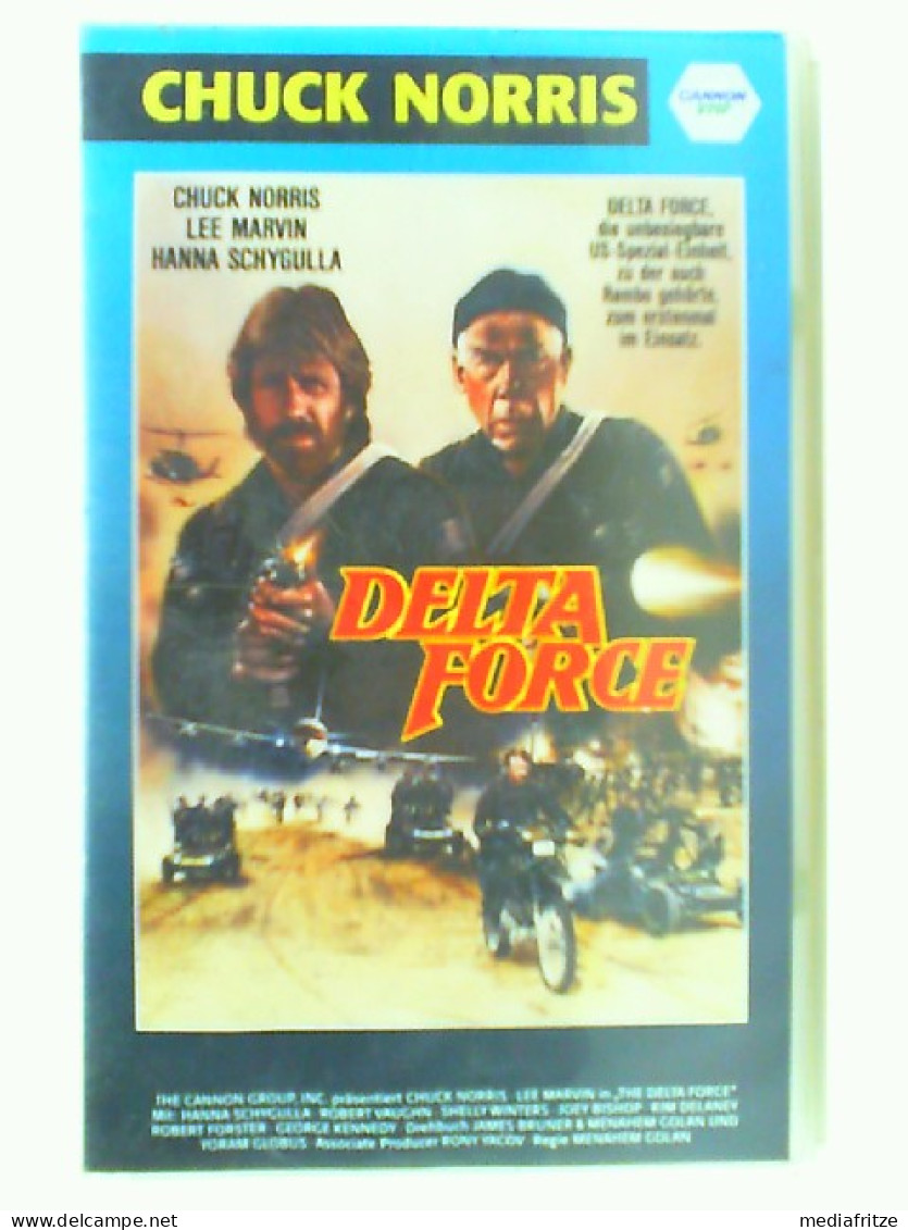 Delta Force 1 - Chuck Norris - Lee Marvin - VHS- - Other & Unclassified