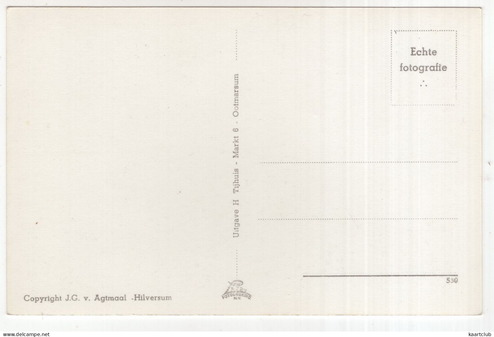 Ootmarsum, R.K. Kerk - (Overijssel, Nederland) - (Uitg.: H. Tijhuis, Markt 6, Ootmarsum) - Ootmarsum