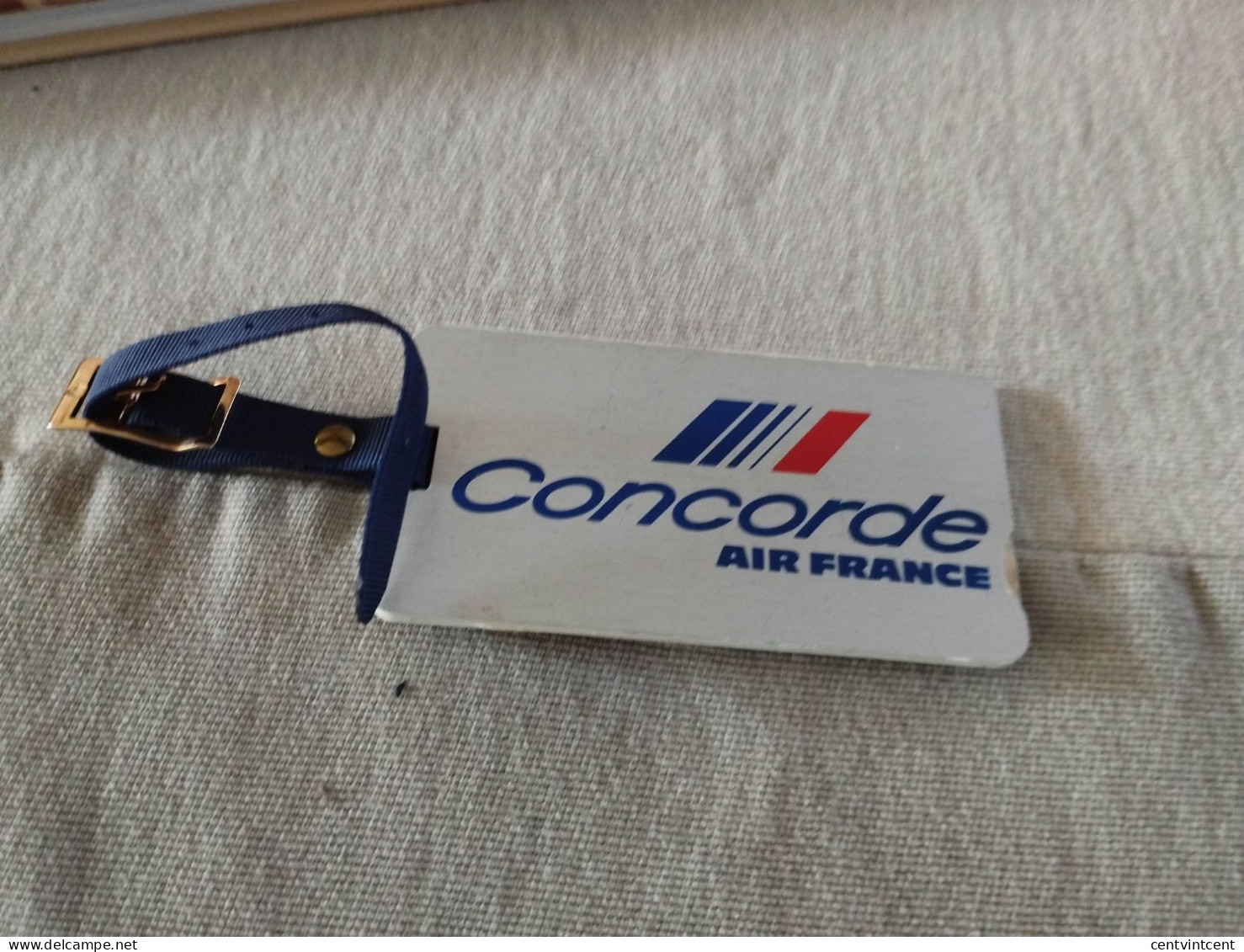 Porte étiquette Concorde Air France Avion Aviation - Tarjetas De Identificación De La Tripulación