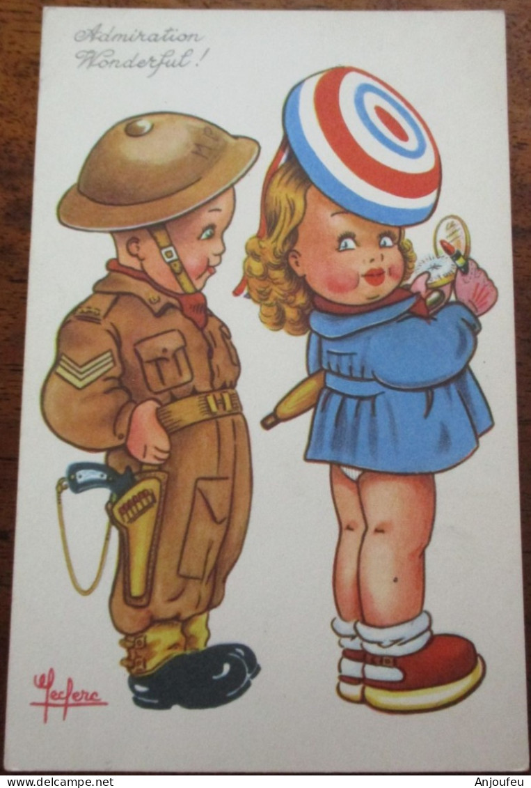 Leclerc Admiration Wonderful  Militaria Humour USA Soldat Armée - Leclerc