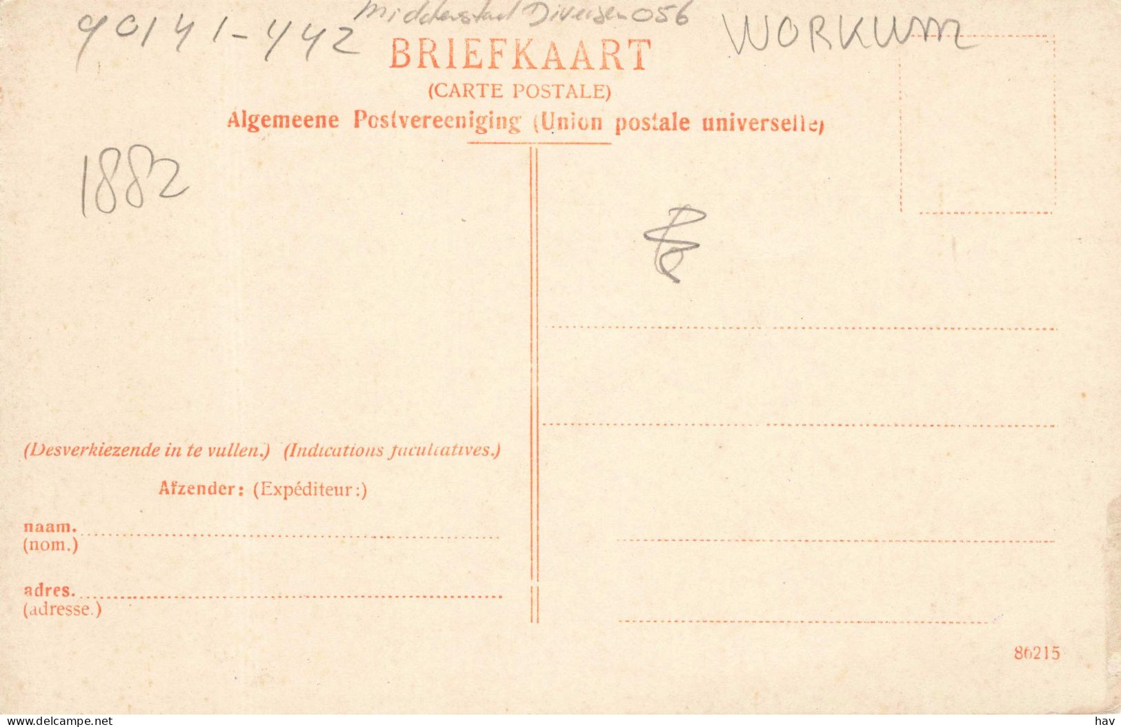 Workum Winkel R.F. De Boer 1882 - Workum