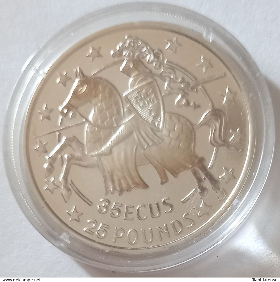 1991 - Gibilterra 25 Pounds Cavaliere     ------ - Gibraltar