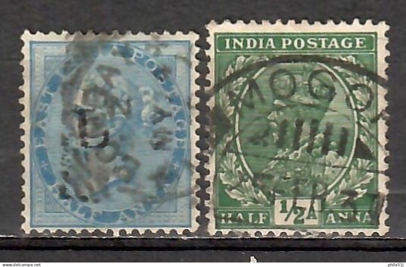 INDE POSTAGE ---N°9/133 ---OBL VOIR SCAN - Used Stamps