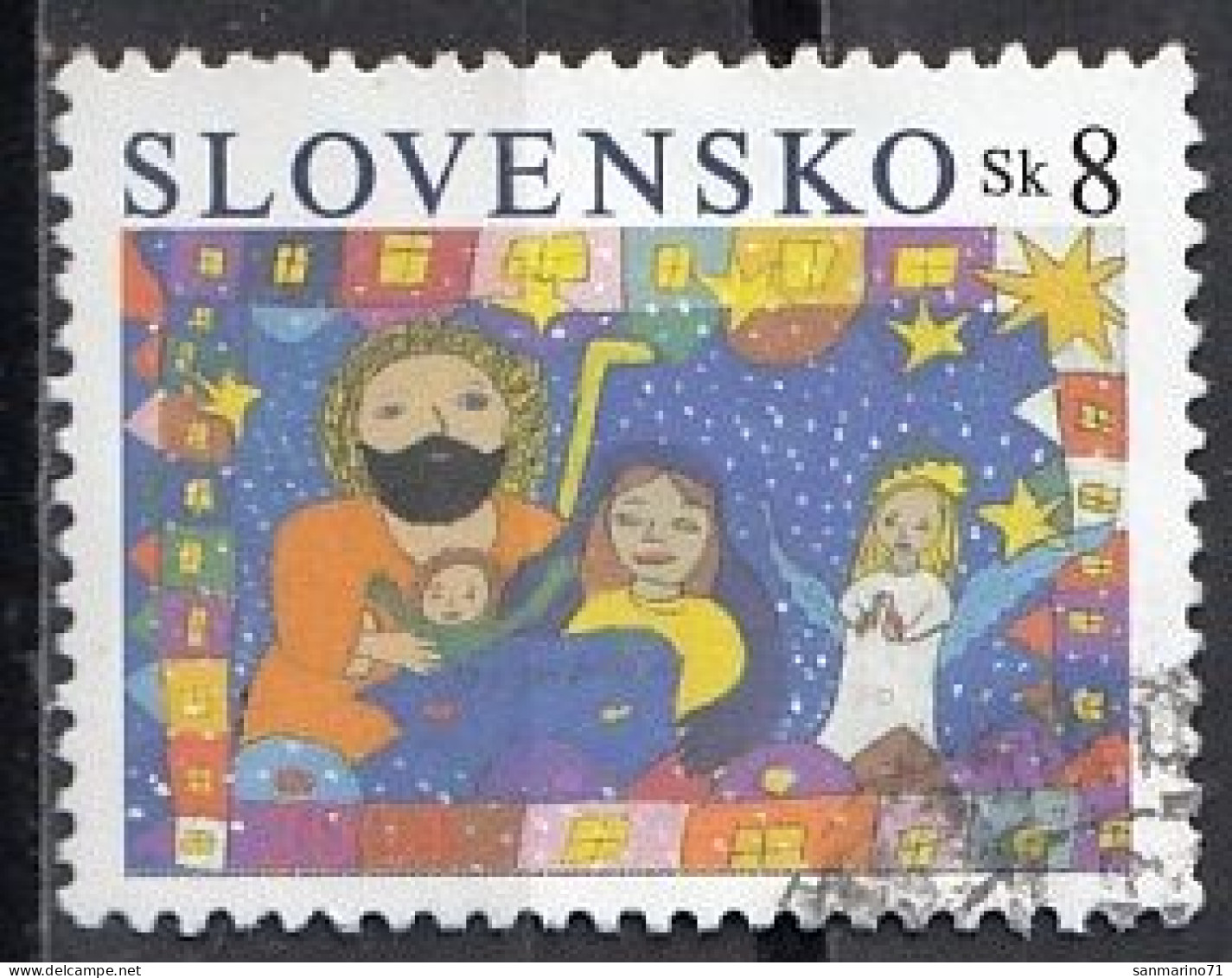 SLOVAKIA 496,used,falc Hinged,Christmas 2004 - Used Stamps