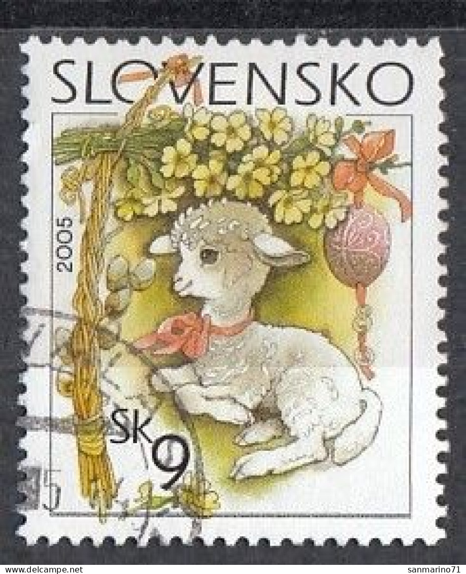 SLOVAKIA 508,used,falc Hinged,Easter 2005 - Used Stamps