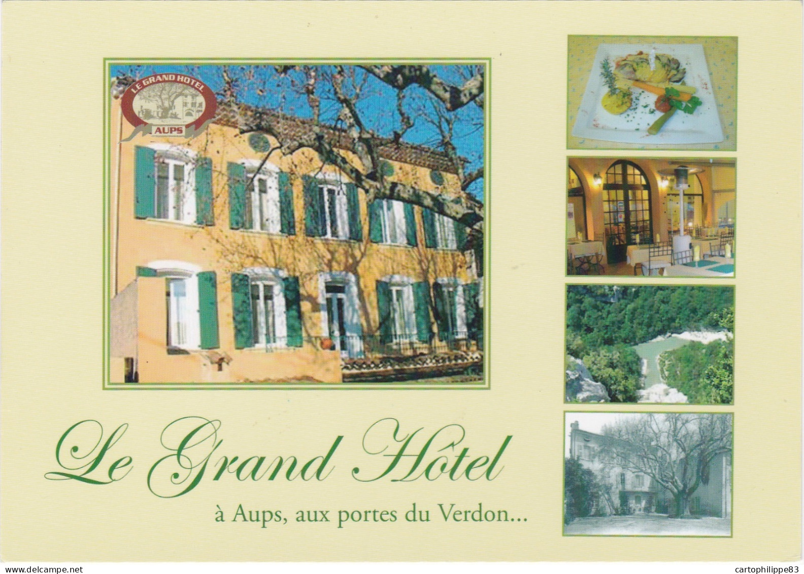 VAR 83 AUPS LE GRAND HOTEL MARC MEISSEL - Aups