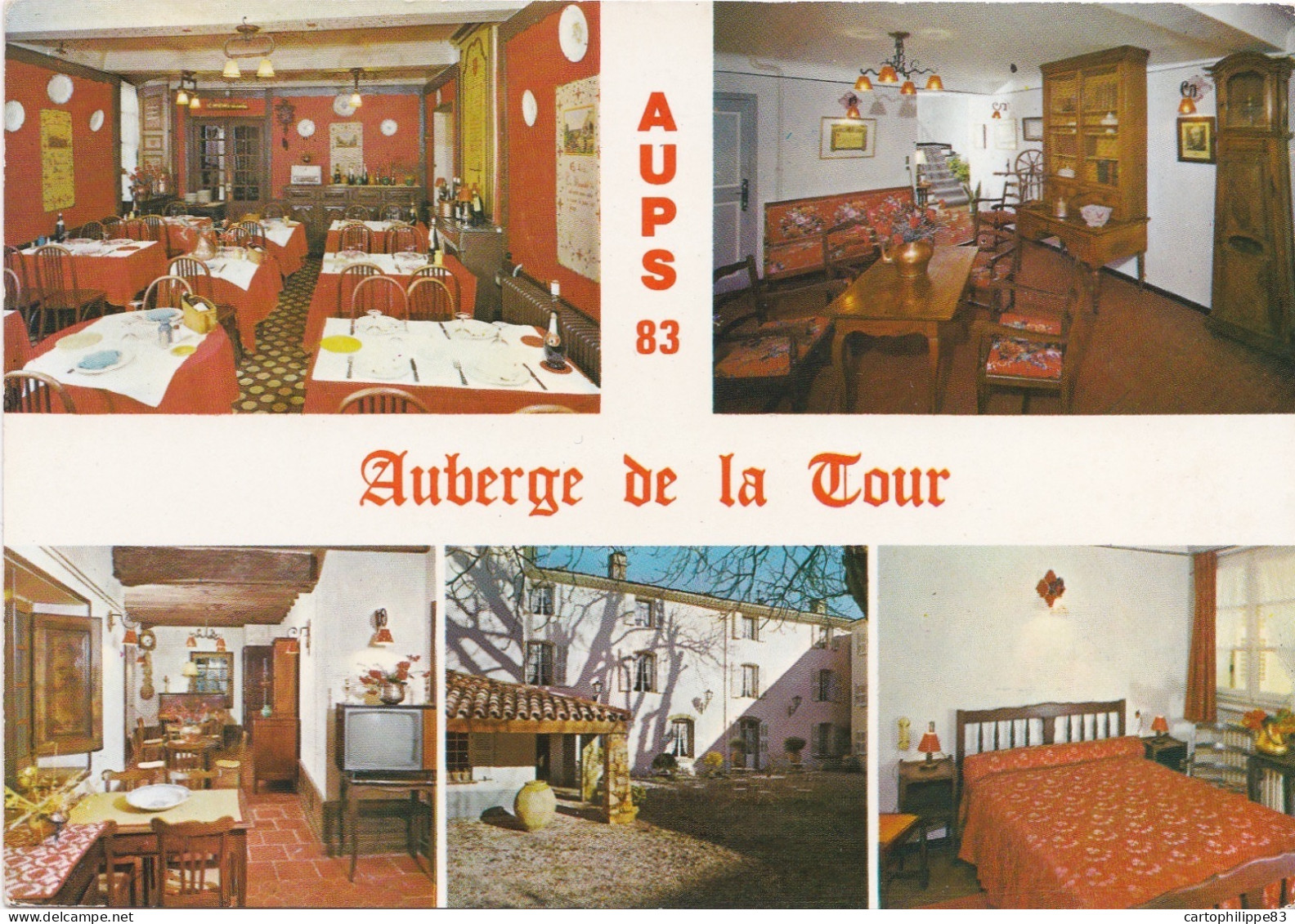 VAR 83 AUPS AUBERGE DE LA TOUR VUES INTERIEURES - Aups