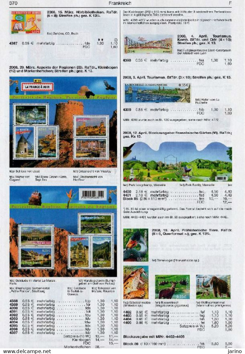 Michel Catalogue France + Andorra /Fr./ 2019 Via PDF On CD, 552 Pages, 237 MB - Allemand
