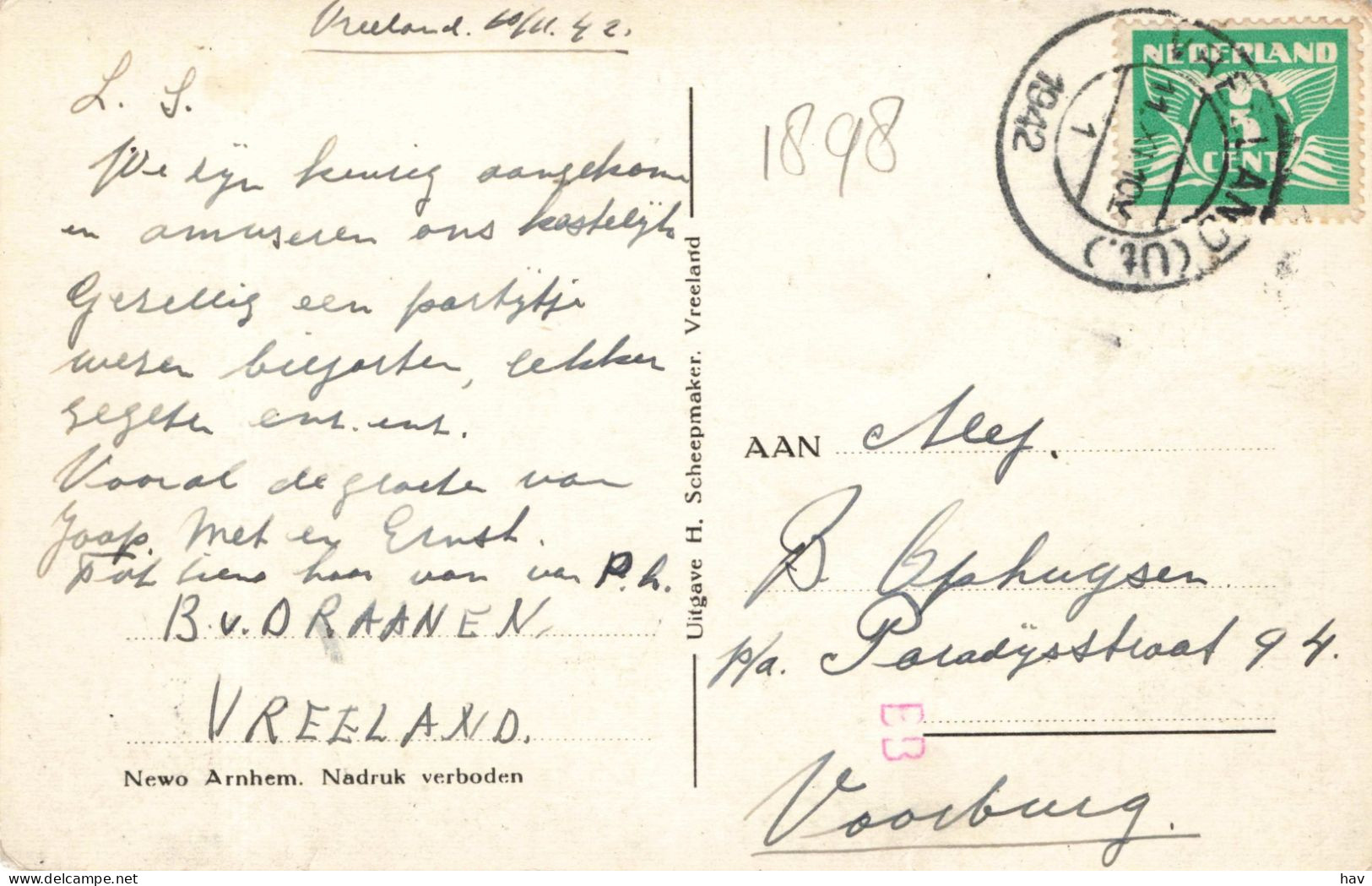 Vreeland Achtergracht 1898 - Vreeland