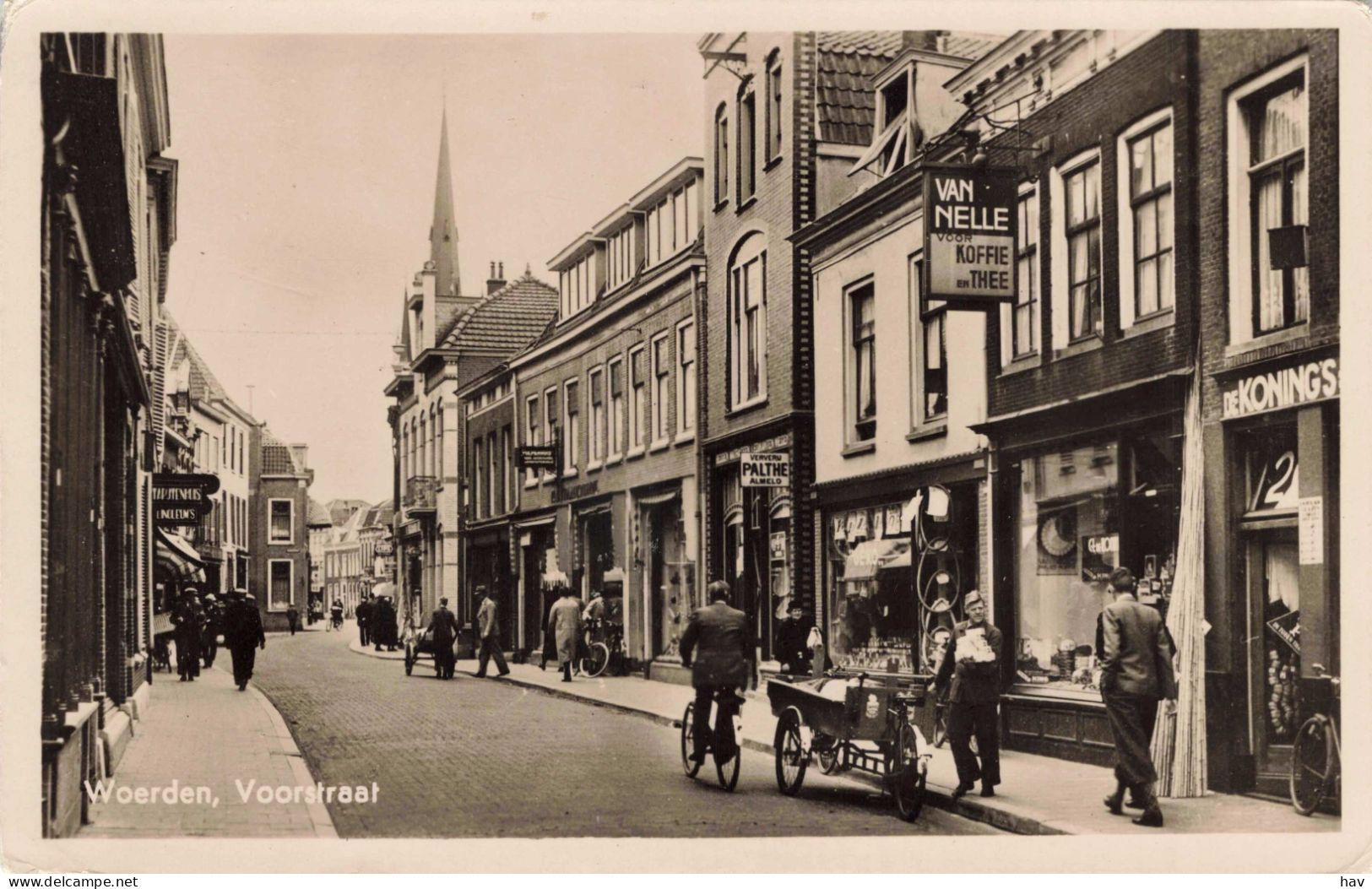 Woerden Voorstraat Winkels 1900 - Woerden