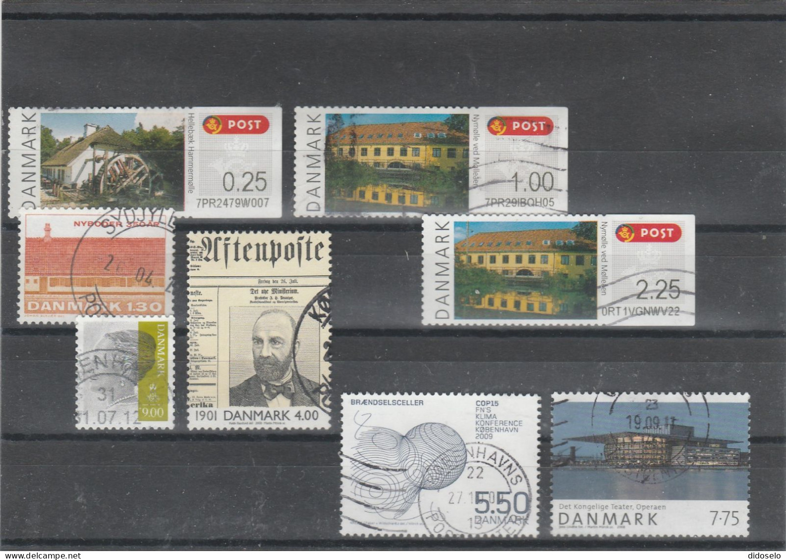 Denmark - Small Lot Of Used Stamps - Collections