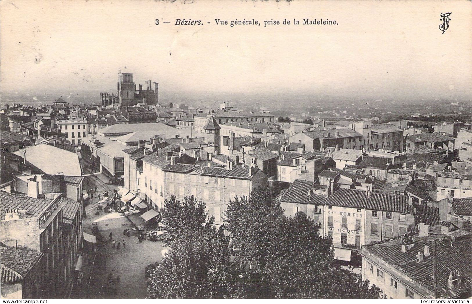 FRANCE - 34 - BEZIERS - Vue Générale - Prise De La Madeleine - Carte Postale Animée - Beziers