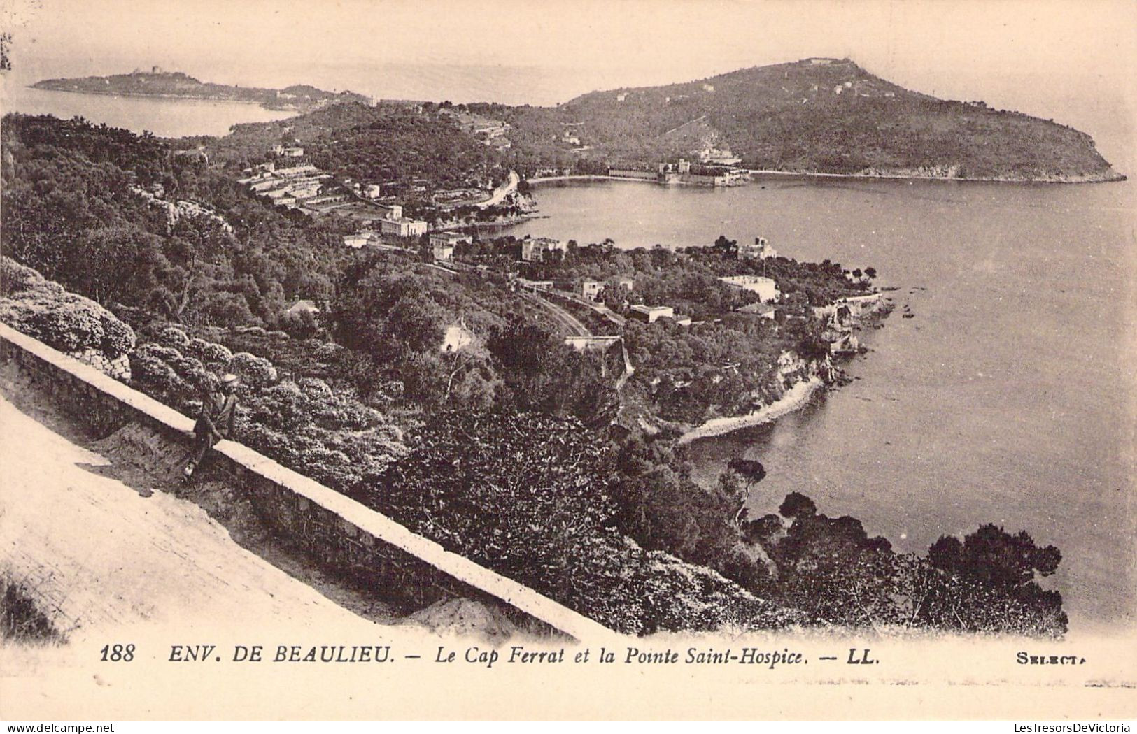 FRANCE - 34 - BEAULIEU - Le Cap Ferrat Et La Pointe Saint Hospice - LL - Carte Postale Animée - Beaulieu-sur-Mer