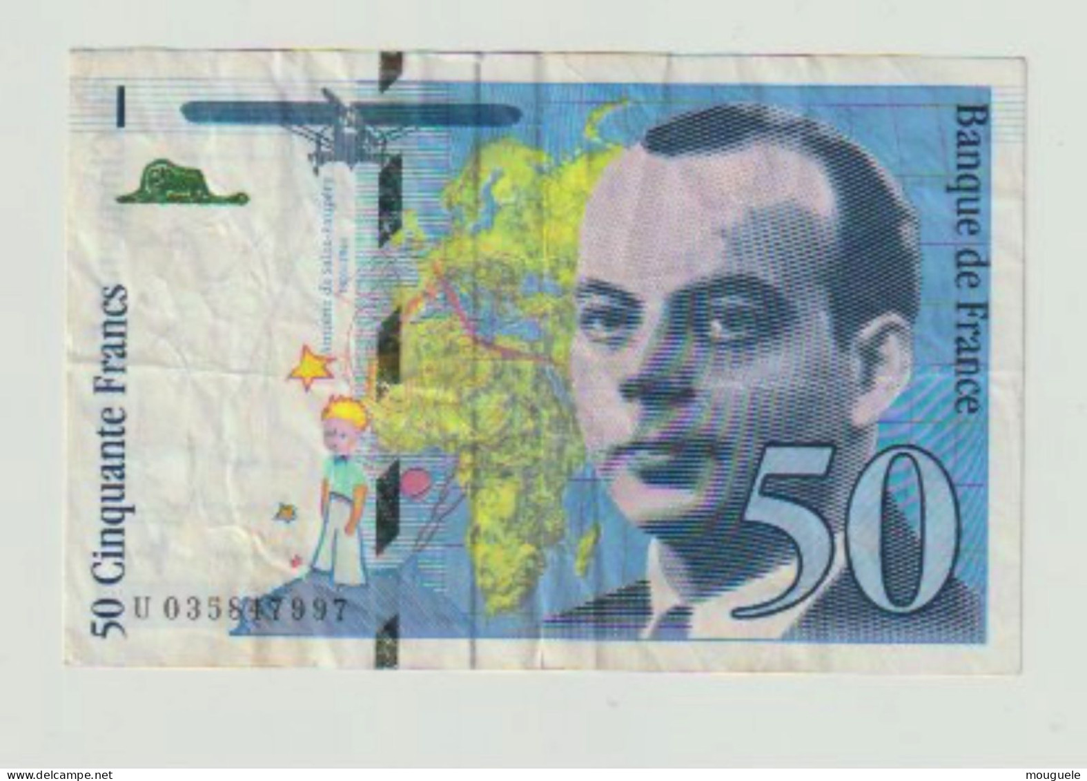 50 Francs Saint Exupery   1997 - 50 F 1992-1999 ''St Exupéry''