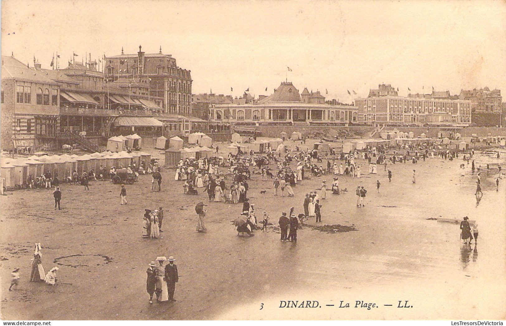 FRANCE - 35 - Dinard - La Plage - LL - Carte Postale Animée - Dinard