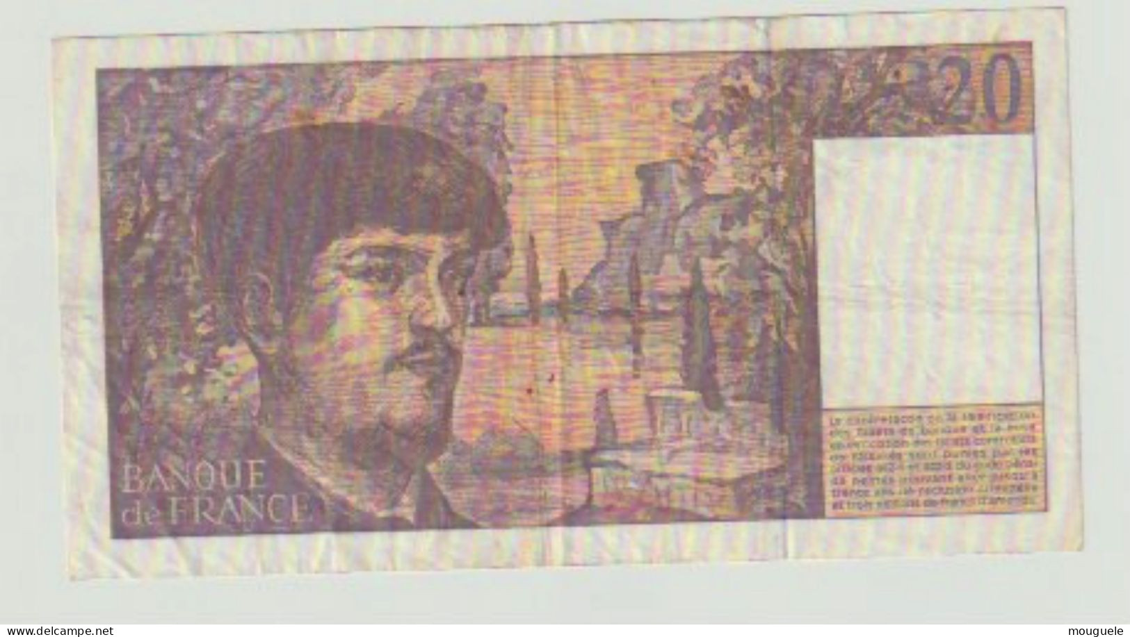 20 Francs Debussy  1997 - 20 F 1980-1997 ''Debussy''