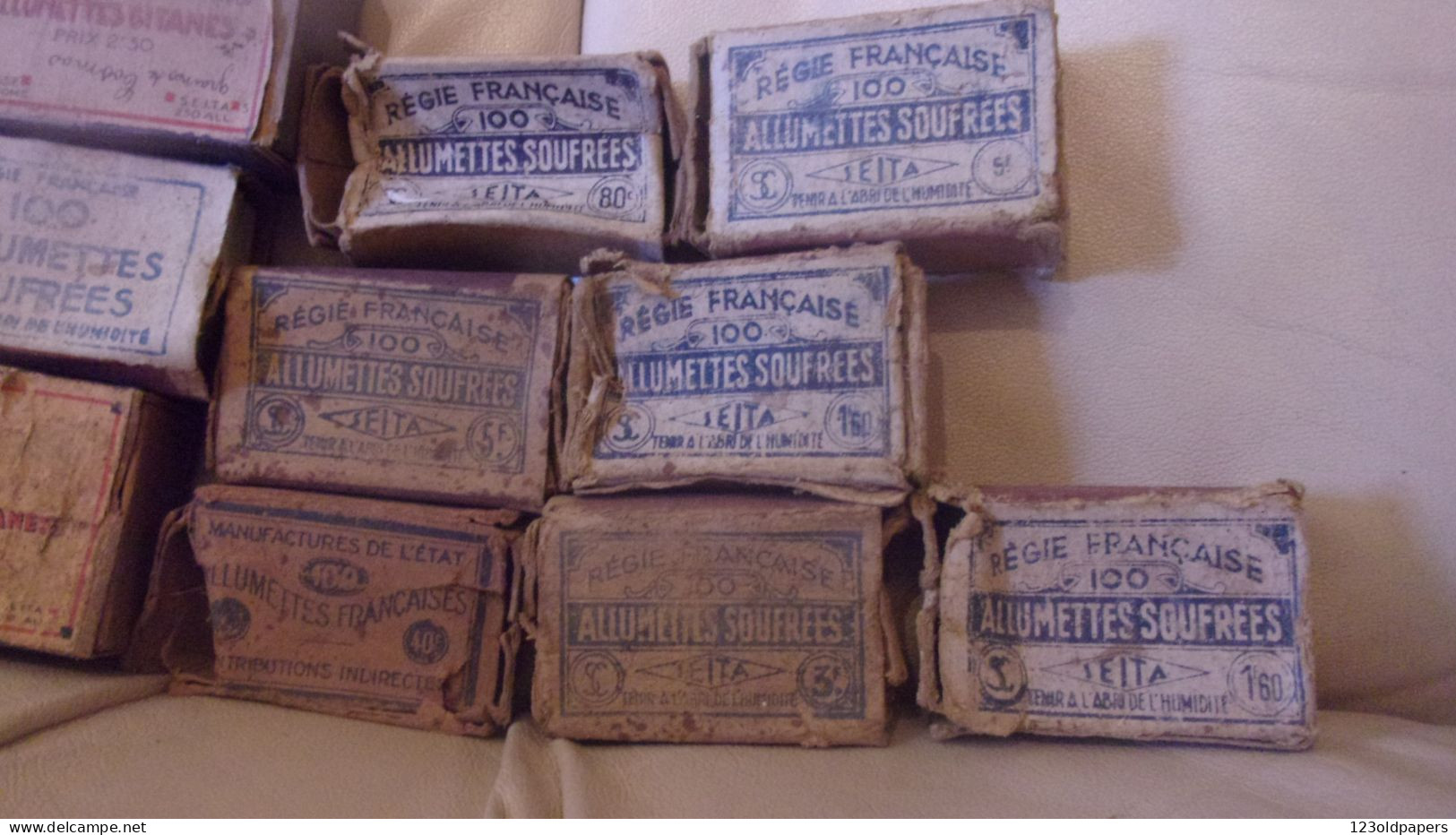 LOT DE 10 BOITES ANCIENNES ALLUMETTES DANS LEUR JUS - Cajas De Cerillas (fósforos)