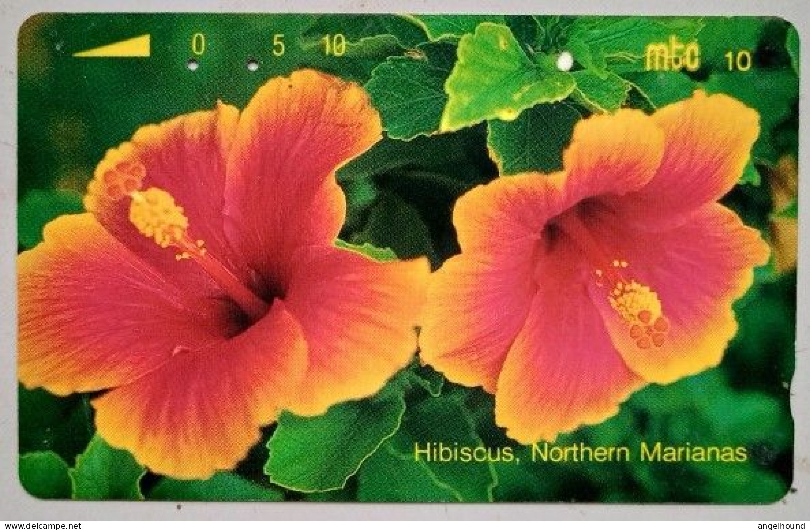 Northern Mariana Island MTC 10 Units " Hibiscus "" - Islas Maríanas