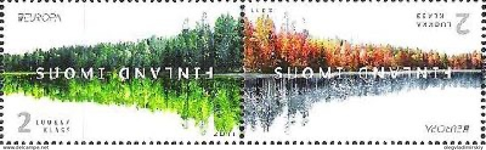 Finland 2011 Europa CEPT Forests Set Of 2 Stamps Mint - Neufs