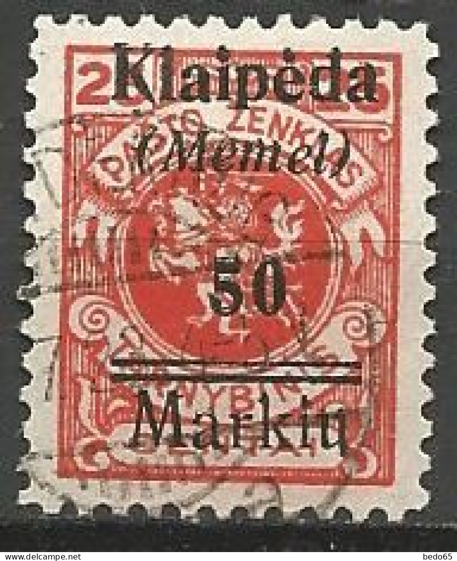MEMEL Occupation Lituanienne N° 97 OBL - Used Stamps