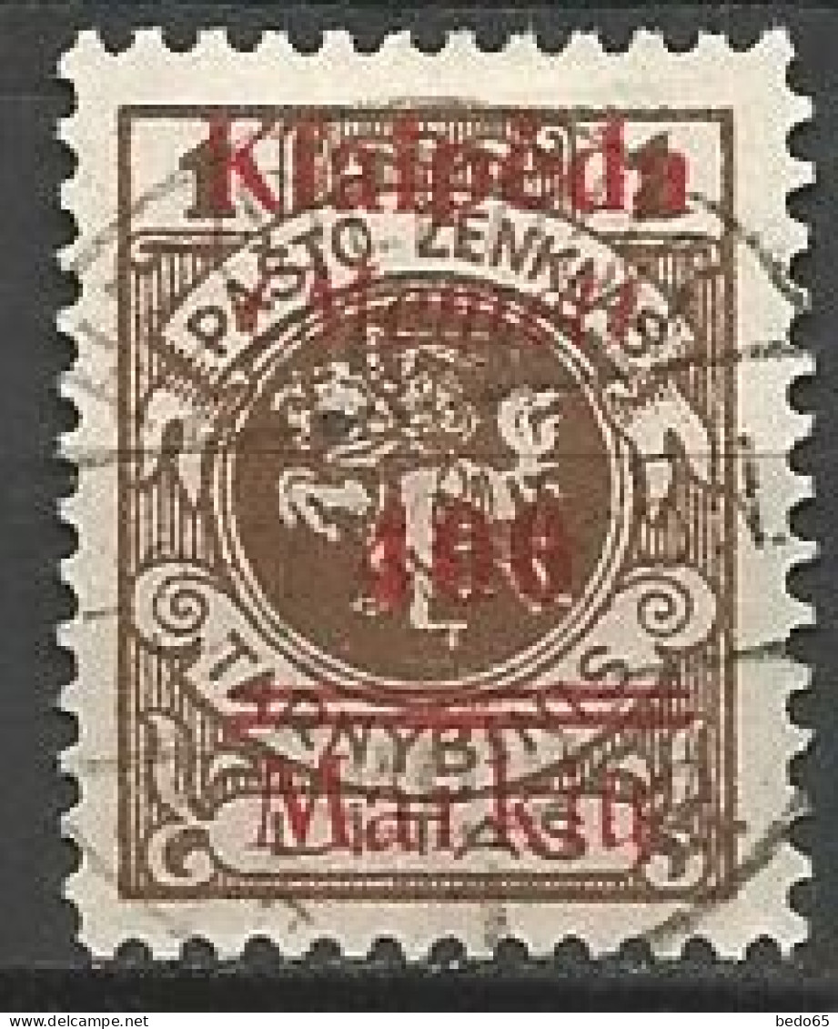 MEMEL Occupation Lituanienne N° 99 OBL - Used Stamps