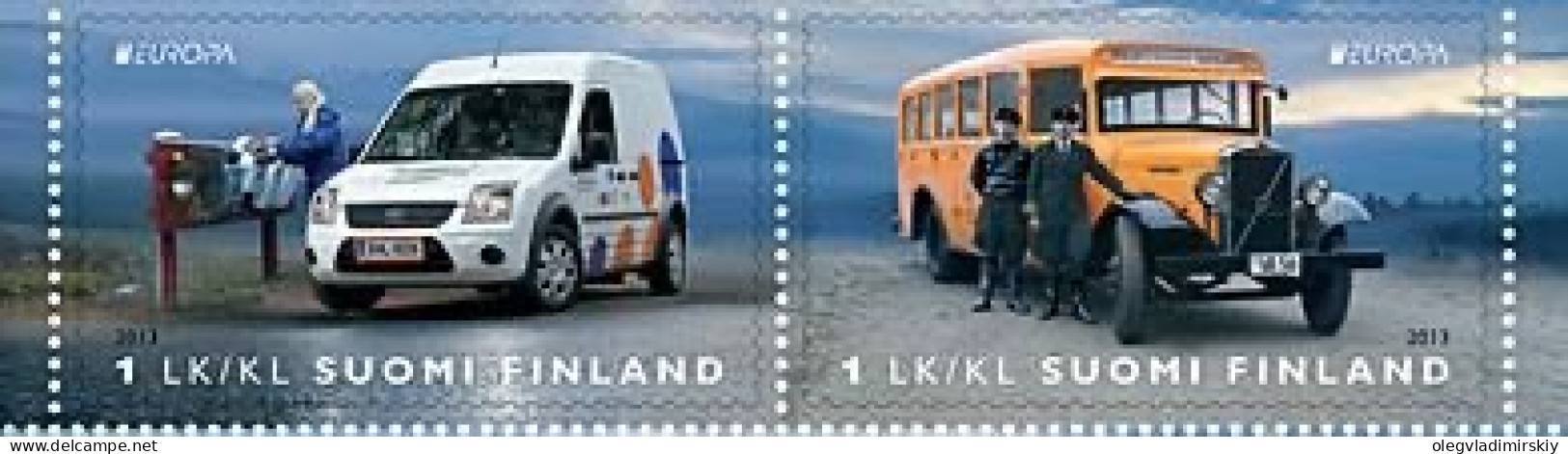 Finland 2013 Europa CEPT Postal Transport Set Of 2 Stamps Mint - Neufs