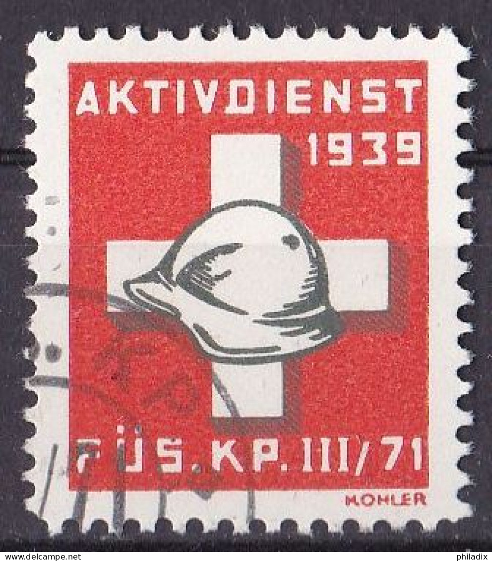 Schweiz Soldatenmarke O/used (A3-24) - Vignetten