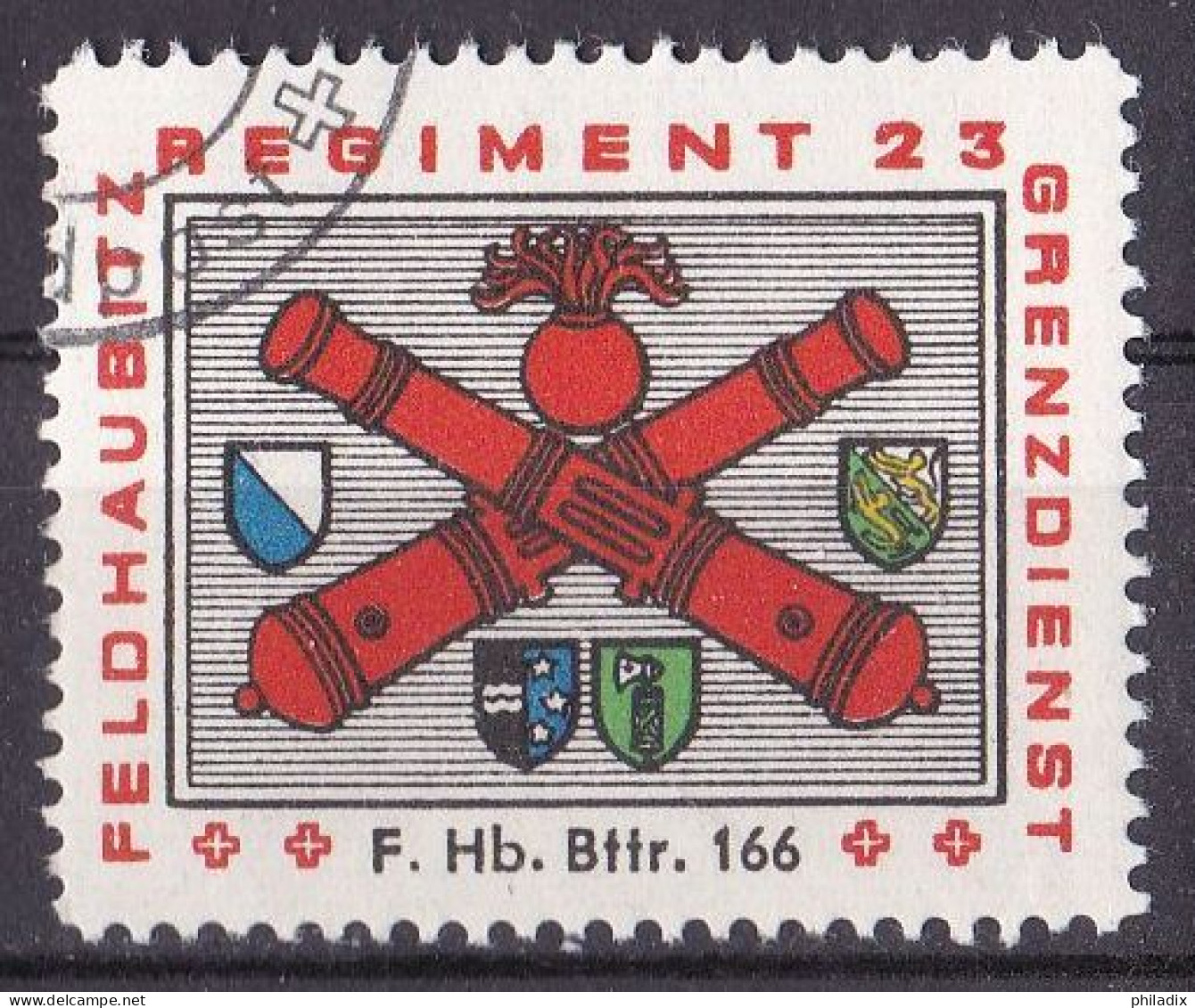 Schweiz Soldatenmarke O/used (A3-24) - Vignetten