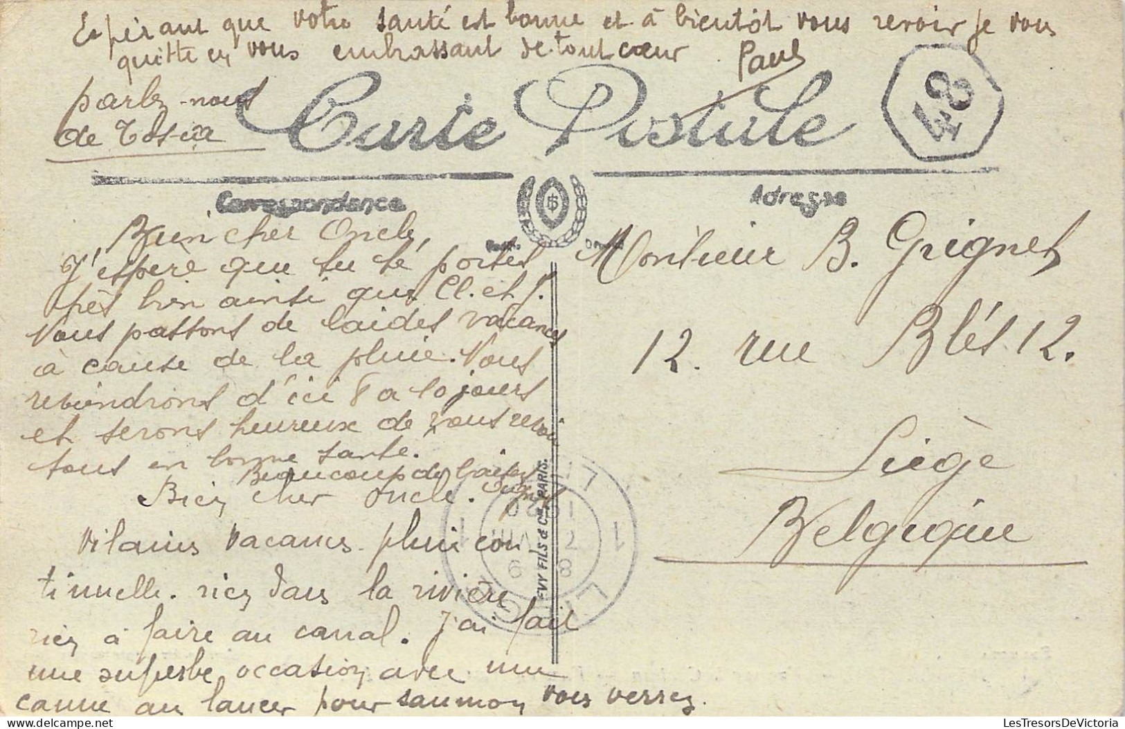 FRANCE - 55 - BAR LE DUC - Vue Sur Le Château - Carte Postale Ancienne - Bar Le Duc