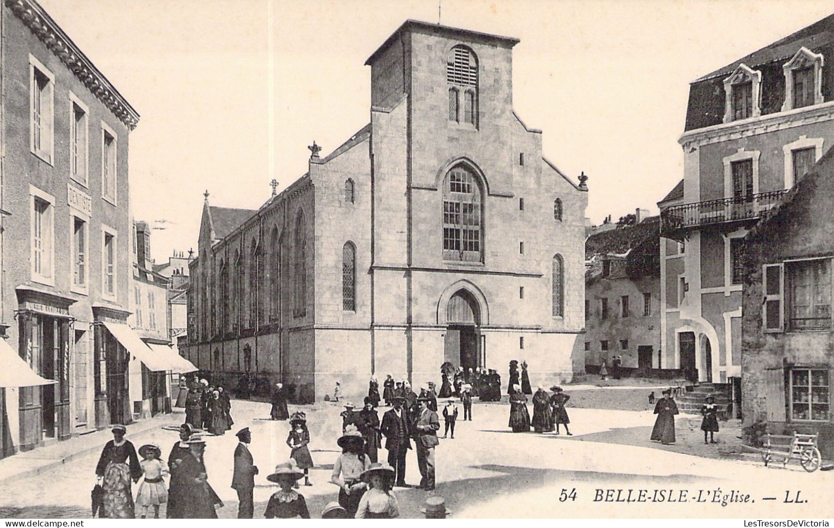 FRANCE - 56 - BELLE ILE EN MER - L'église - Carte Postale Animée - Belle Ile En Mer