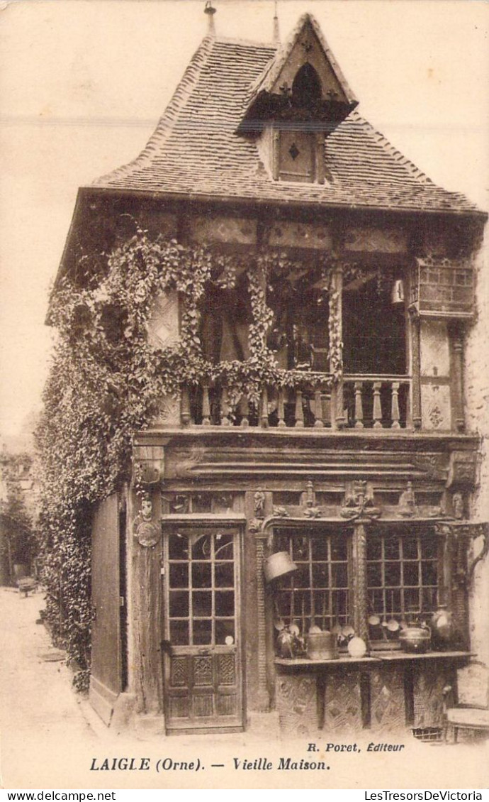 FRANCE - 61 - L'AIGLE - Vieille Maison - Editeur R Poret - Carte Postale Ancienne - L'Aigle