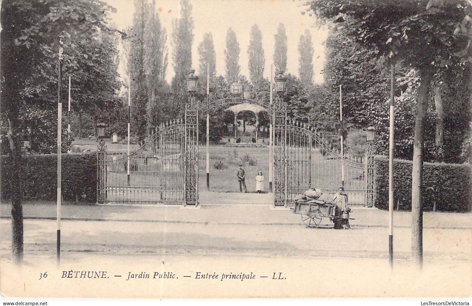 FRANCE - 62 - BETHUNE - Jardin Public - - Entrée Principale - LL - Carte Postale Animée - Bethune