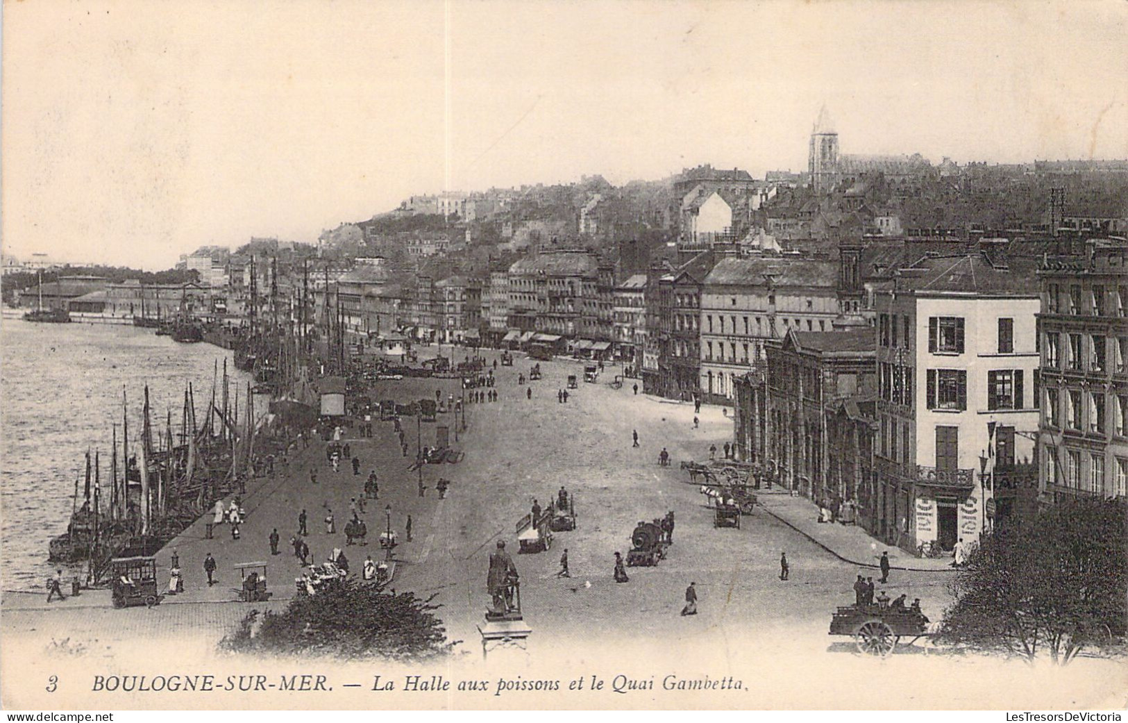 FRANCE - 62 - BERCK - La Halle Aux Poissons Et Le Quai Gambetta - Carte Postale Animée - Berck