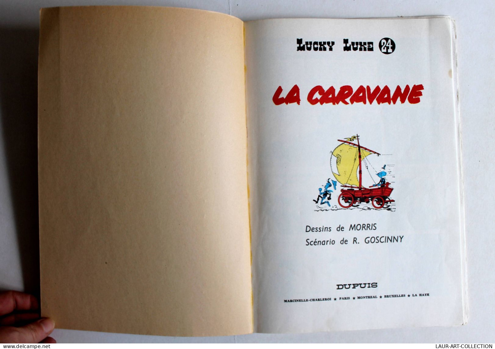 LUCKY LUKE - N°24 LA CARAVANE Par GOSCINNY, DESSIN De MORRIS 1970 DUPUIS / BD / LIVRE COLLECTION (3008.82) - Lucky Luke