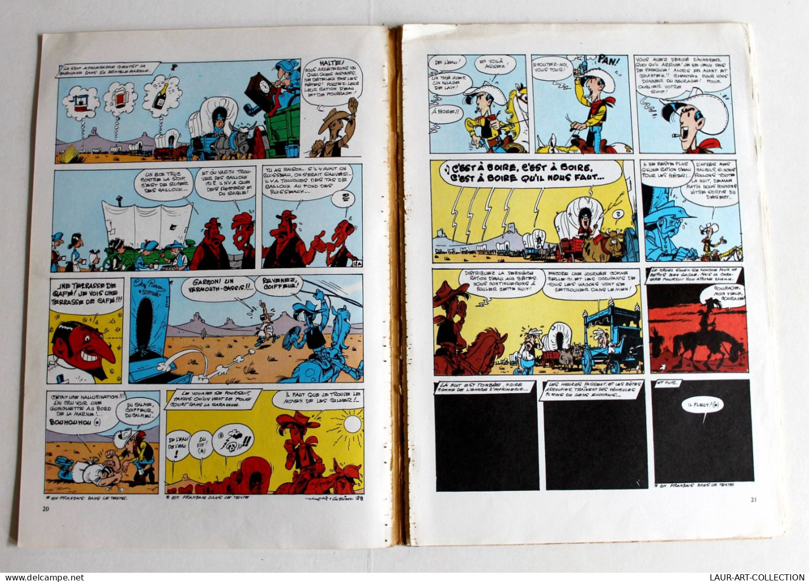 LUCKY LUKE - N°24 LA CARAVANE Par GOSCINNY, DESSIN De MORRIS 1970 DUPUIS / BD / LIVRE COLLECTION (3008.82) - Lucky Luke