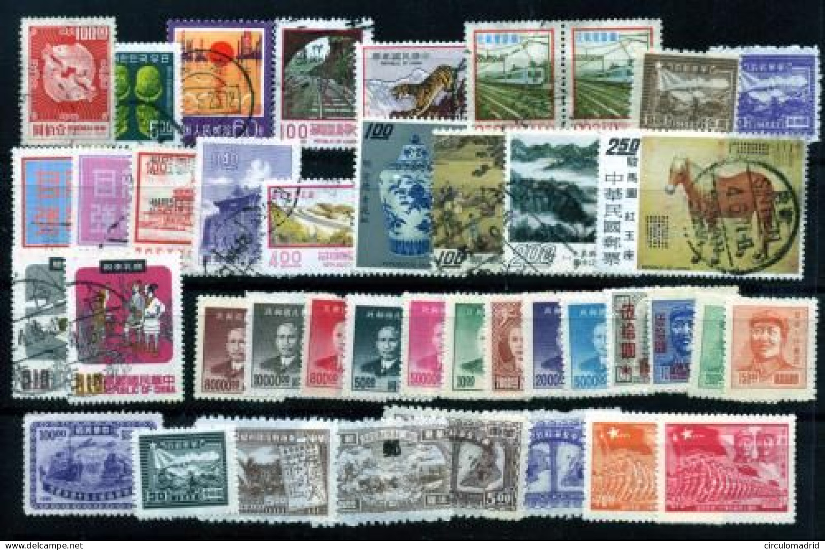 China Y Formosa. Lote De Sellos Usados. - Used Stamps