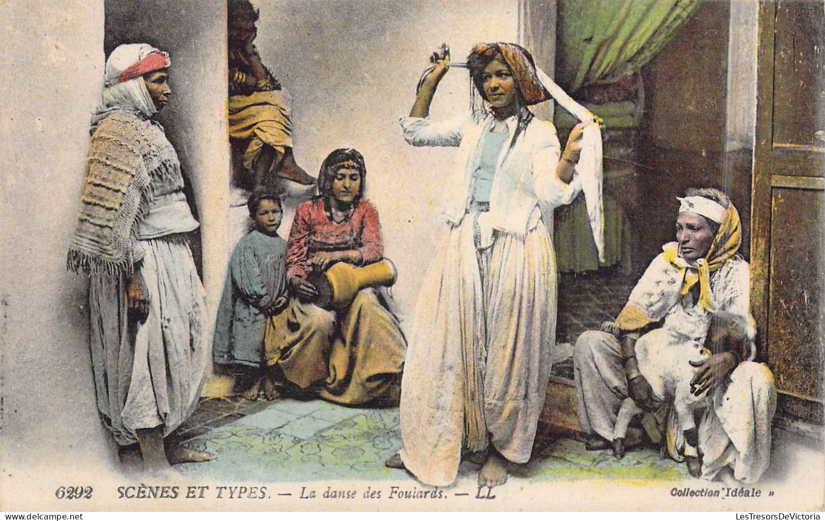 ALGERIE - Scènes Et Types - La Danse Des Foulards - Carte Postale Ancienne - Scenes