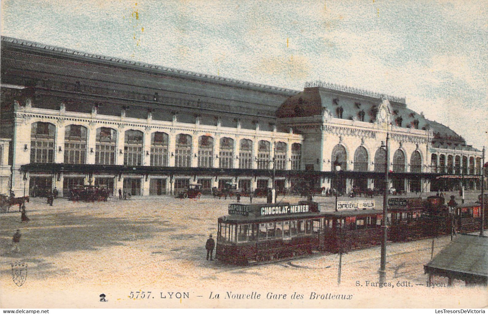 FRANCE - 69 - LYON - La Nouvelle Gare Des Brotteaux - Edit S Farges - Carte Postale Animée - Sonstige & Ohne Zuordnung