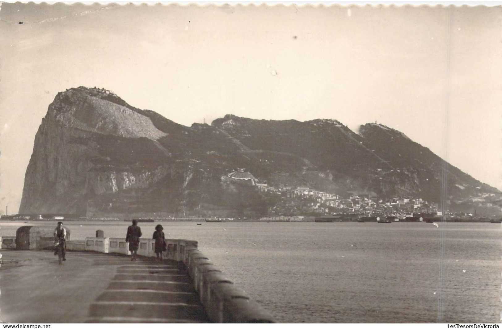 ESPAGNE - Cadix - La Línea De La Concepción - El Penon De Gibraltar - The Rock From Spanish.. - Carte Postale Ancienne - Cádiz