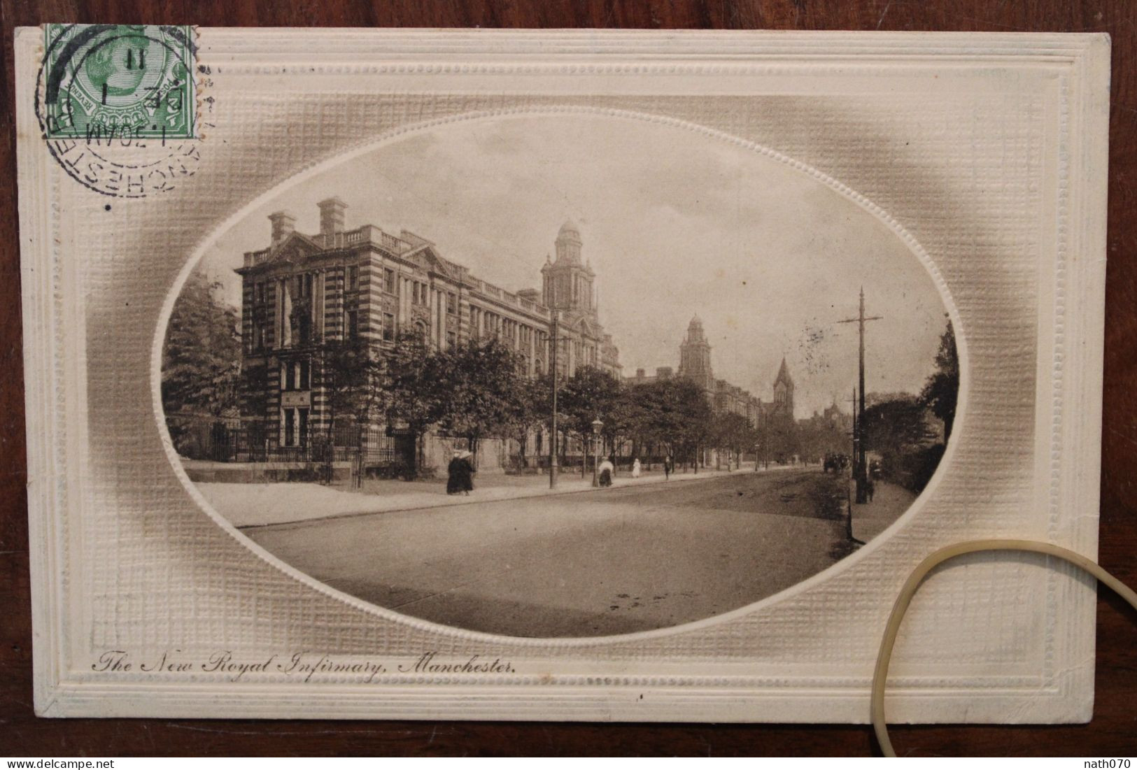 1911 Carte Photo Cpa AK GB Manchester The New Royal Infirmary France Cover - Manchester