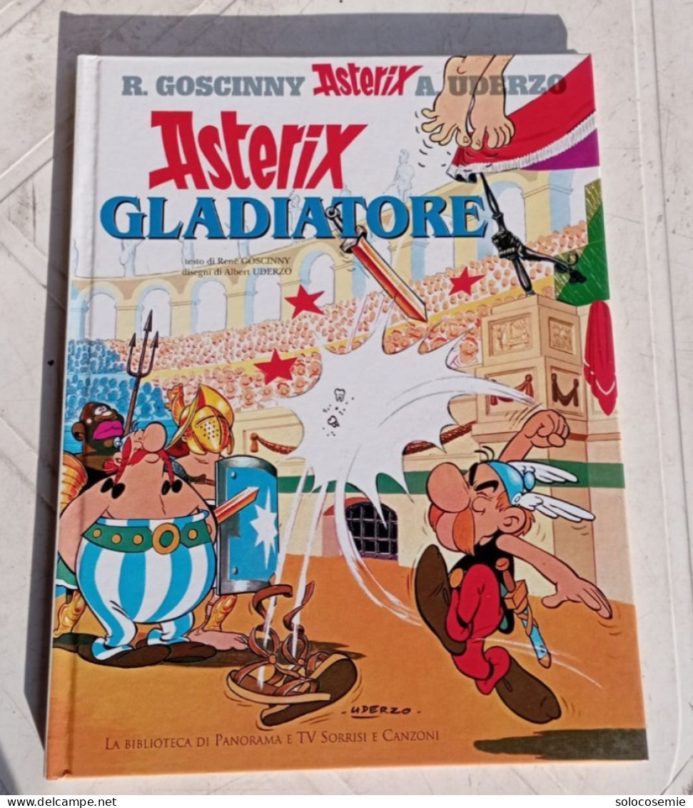 ASTERIX Gladiatore  N. 7 # R. Goscinny E A. Uderzo- 48 Pag.#  26,5x20,5 # 1967/2005 - Humour