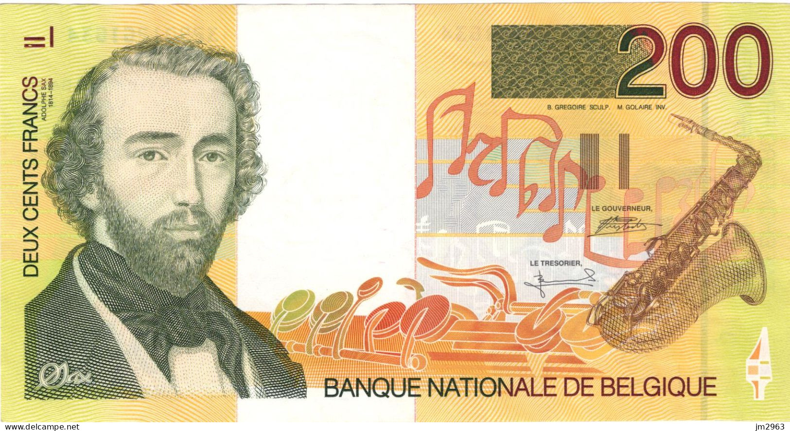 BELGIQUE 200 Francs 1995 UNC 32901261634 - Andere & Zonder Classificatie
