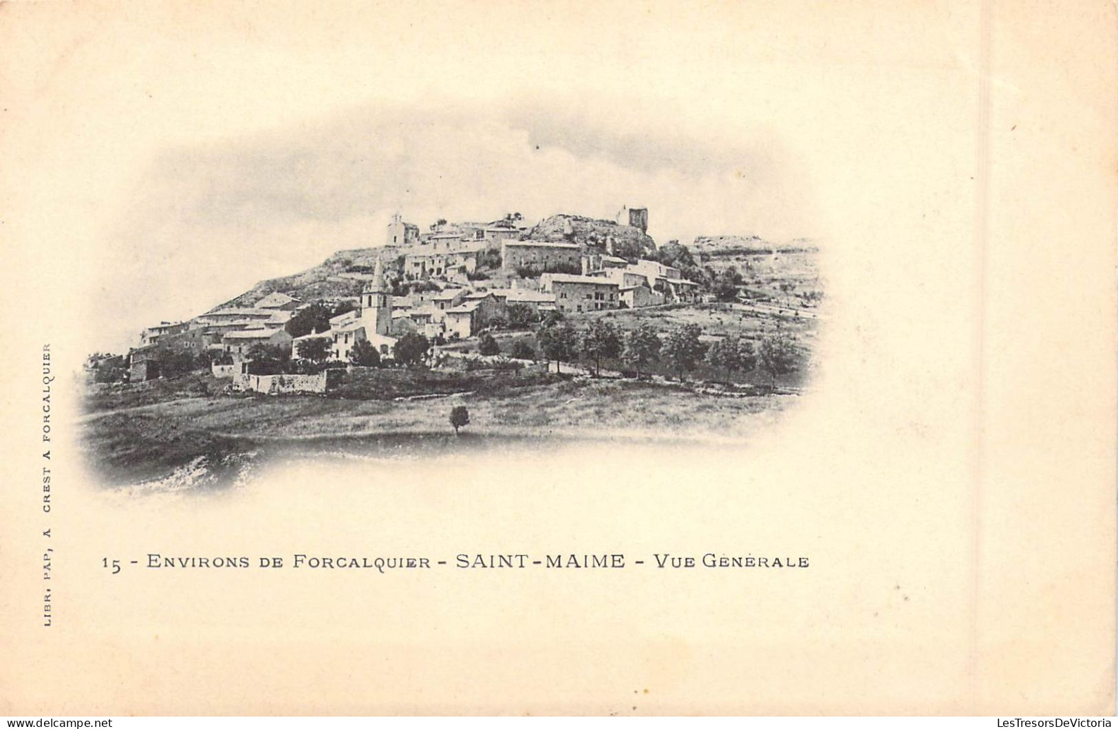 FRANCE - 04 - Environs De Forcalquier - Sainte Maime - Vue Générale - Carte Postale Ancienne - Forcalquier