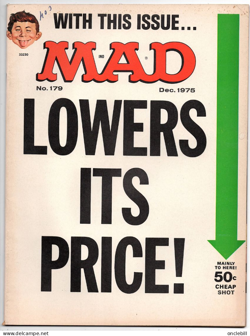 Mad USA N° 179 Decembre 1975 Très Bon état - Altri Editori