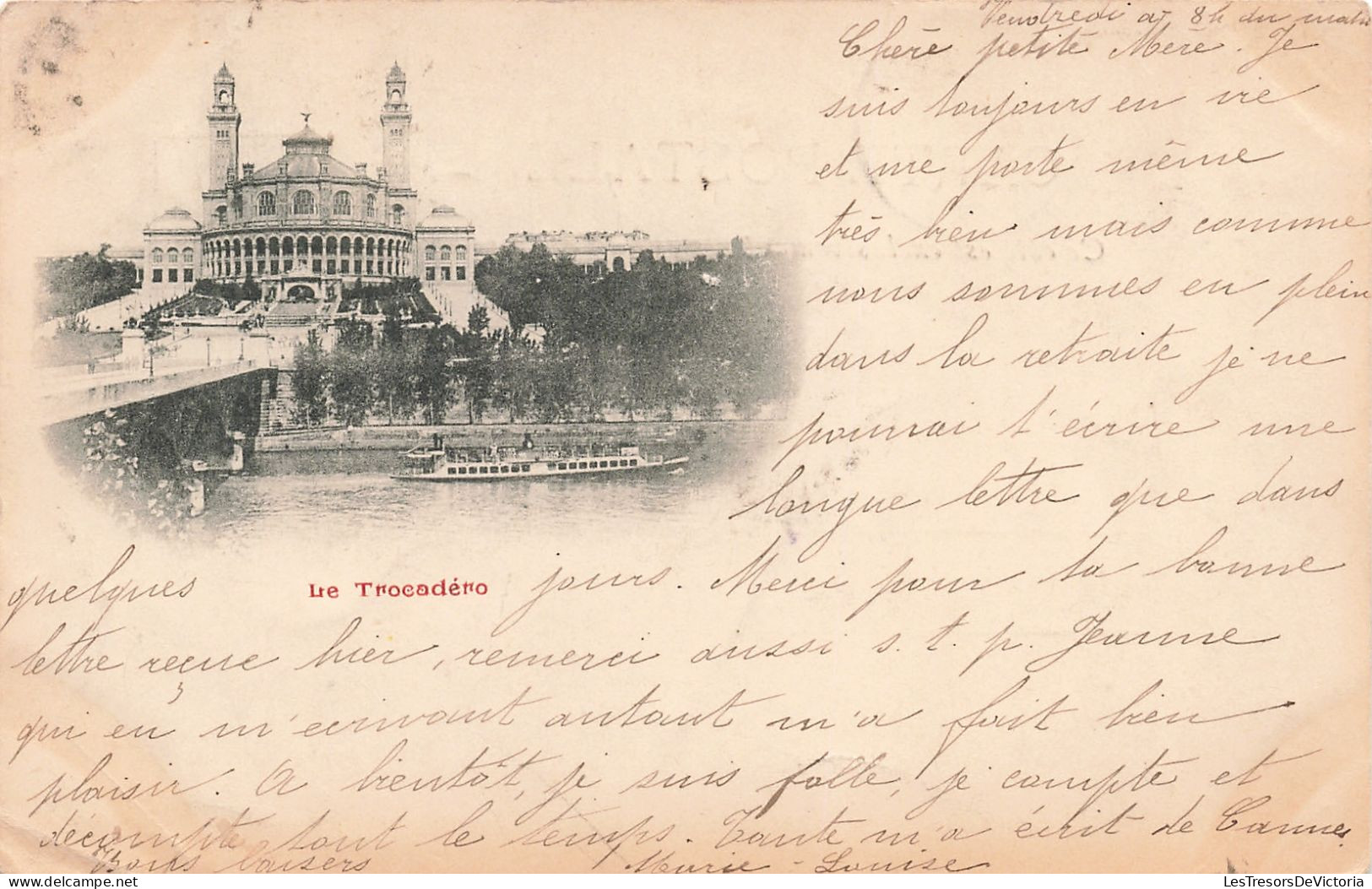 France - Paris - Le Trocadero - Précurseur  -  Carte Postale Ancienne - Other Monuments