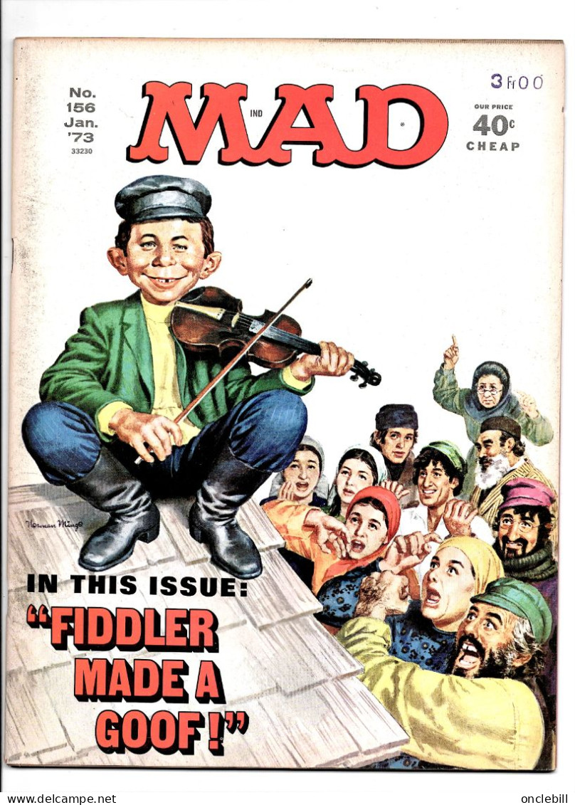 Mad USA N° 156 Janvier 1973 Très Bon état - Andere Uitgevers