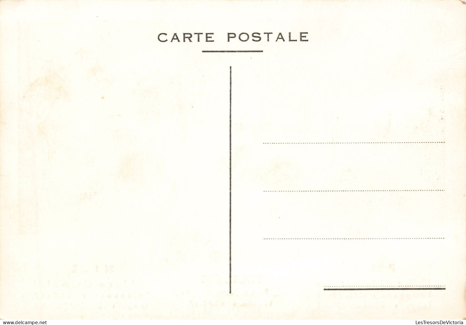 France - Paris - La Nationale - Déménagement A Longue Distance - Publicité -  Carte Postale Ancienne - Nahverkehr, Oberirdisch
