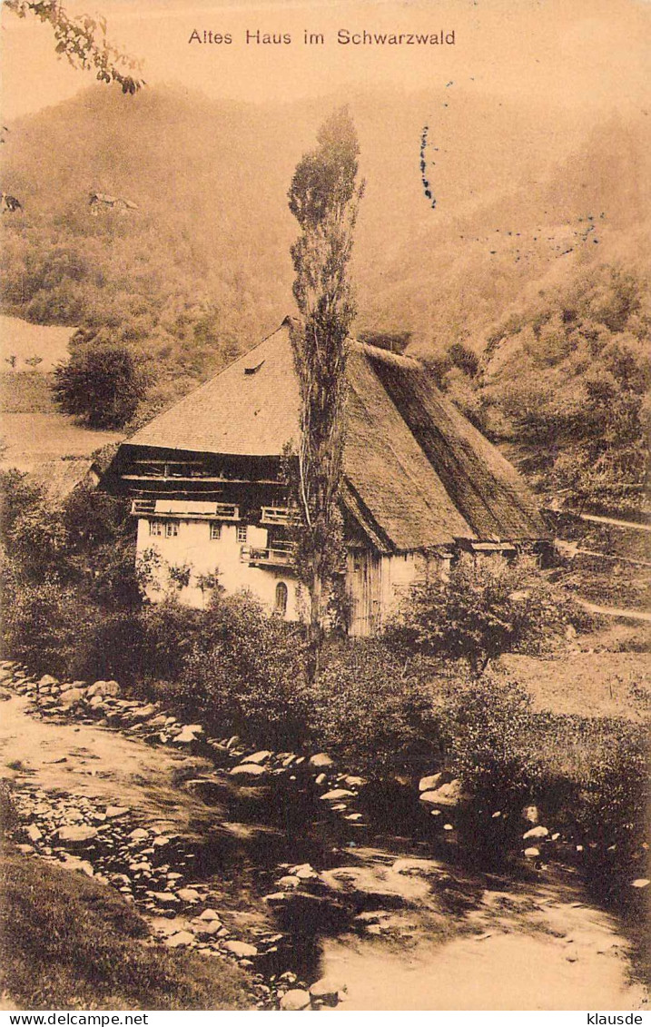 Altes Haus Im Schwarzwald Gel.1906 - Gutach (Schwarzwaldbahn)