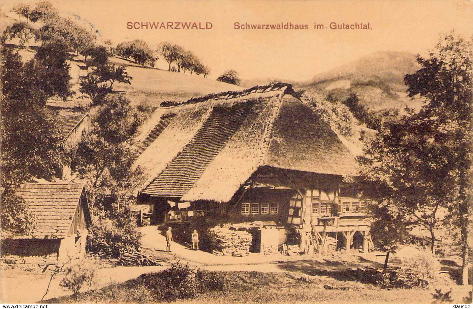 Schwarzwaldhaus Im Gutachtal Gel.1907 - Gutach (Schwarzwaldbahn)