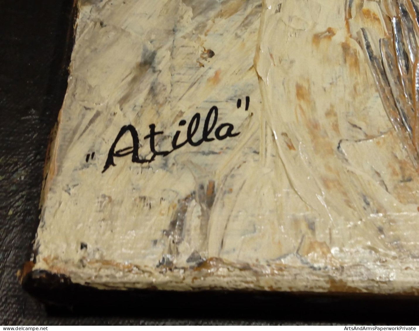 Art Moderne : Abstrait - "Atilla"/ Modern Art: Abstract  - "Atilla", Thea Welters, 2007 - Huiles